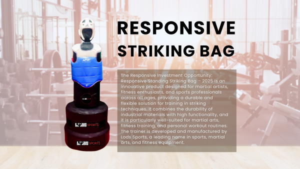 Responsive Standing Striking Bag by Lods Sports Center 1